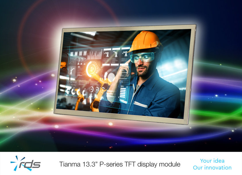 13.3-inch Full HD TFT delivers exceptional optical performance